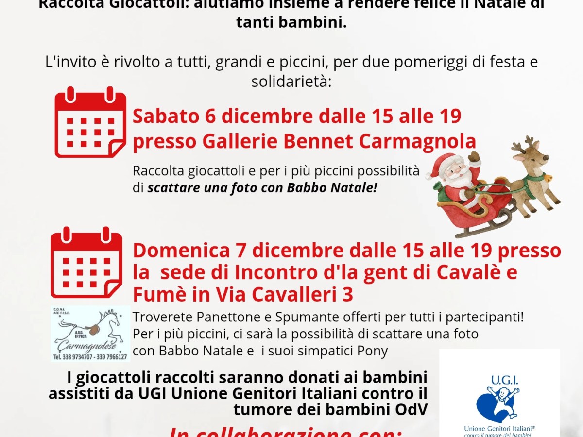 RITORNA L’ALBERO DEL SORRISO A FAVORE DEI BIMBI DI&nbsp;UGI